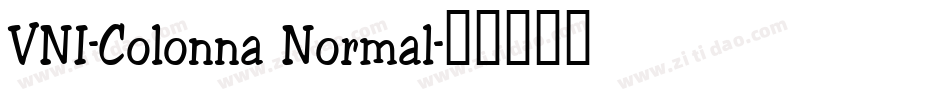 VNI-Colonna Normal字体转换